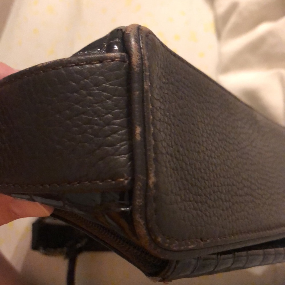 Brighton brown/bronze patent leather organizer - Picture 11 of 12